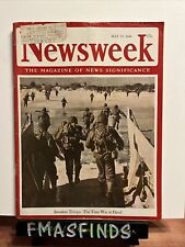 E3 1943 WWII US INVASION TROOPS May 17 NEWSWEEK Magazine  picture