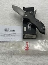 Discontinued Kizer Cutlery KI302F Liner Lock Folder Damascus Blade Titanium Hand picture