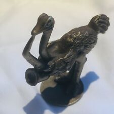 Hudson Pewter Ostrich Playing Saxophone Whimsical Collectible 2.5” #663 picture