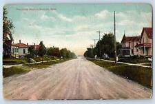 c1910's Residences Section Street Dirt Road Houses Renville Minnesota Postcard picture