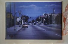 Vintage 1980s Very Small Slide Photo of Los Angeles Hollywood Hills (2”x2”) picture