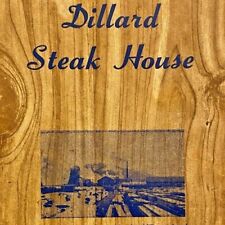 1930s Dillard Steak House Restaurant Menu Florence Jess Davis Proprietors Oregon picture