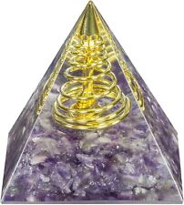 Amogeeli Healing Crystal Orgone Pyramid Energy Generator for Protection...  picture