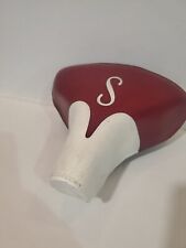 Vintage Schwinn Bicycle S Seat Red White Jaguar Corvette Panther Bike MUST SEE picture