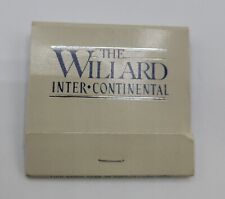 Vintage Matchbook The Willard Intercontinental Hotel - Lion Match Washington DC picture