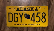 Vintage ALASKA License Plate 