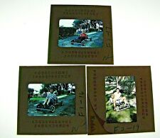 Amateur 1959 35mm Kodak Kodachrome Color Slides Boy Girl Go-Carts picture