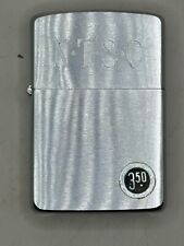 Vintage 1961 NTSC Engraved Advertising Chrome Zippo Lighter NEW Never Sparked picture