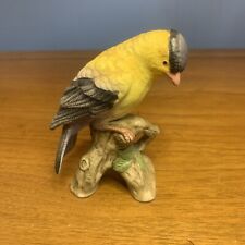VINTAGE LEFTON GOLDFINCH GOLD FINCH BIRD FIGURINE HAND PAINTED JAPAN KW1251 picture