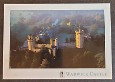 Vtg Travel London Great Britain England Postcards Warwick Castle Aerial View picture
