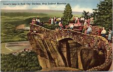 1958 Lovers Leap Rock City Garden Lookout Mountain Tenn. Vintage postcard PCB-1B picture