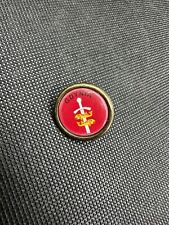 Vintage Gdynia Polish City Poland Heraldic Crest Coat of Arms Pin picture