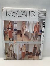 McCalls 3727 Misses Jacket Dress Top Pants Skirt Pattern 8-14 *uncut* picture