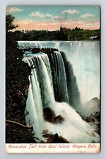 Niagara Falls NY-New York, Horseshoe Fall From Goat Island Vintage Postcard picture