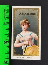 Vintage 1889 Melpomene Goddesses of Greeks and Romans Kimball N188 Tobacco Card picture