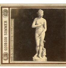 Giorgio Sommer - Venere dei Medici Florence Italy Stereoview c1869 picture