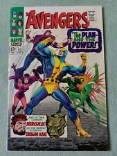 THE AVENGERS 42 MARVEL COMICS GROUP HIGH GRADE VF 8.0 JULY 1967 DRAGON MAN WASP picture
