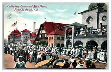 Casino Auditorium Bath House Redondo Beach California CA DB Postcard M20 picture