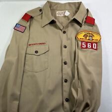 Boy Scouts Of America Uniform Shirt Troop 560 Vintage Dan Beard Council OH KY picture