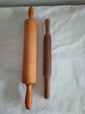 Vintage Wooden Rolling Pins 19” & 15