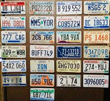 Large lot of 50 old colorful license plates - bulk - many states - low shipping picture