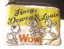 Loungefly Disney Huey Dewey & Louie Canvas Coin Purse 4x3 Retro Vintage Style  picture