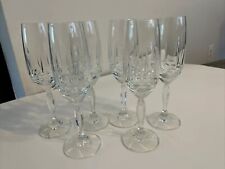 Set Of 6 SCHOTT-ZWIESEL Fluted Champagne Glasses 8 1/4 Crystal picture