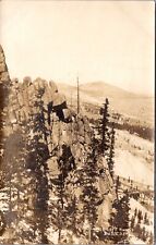 Real Photo Postcard View Looking Off From Bull Cliff, Colorado picture