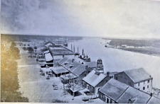 1912 Vintage Illustration Waterfront At Savannah Georgia 1865 Fort McAllister picture