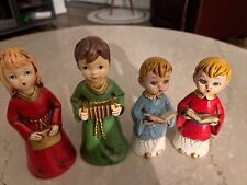 Vintage 4 Piece Christmas Carolers Choir Made in Japan Set picture