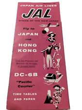 Japan Airlines Jal Fly To Hong Kong Dc – 6B Timetable 
