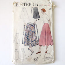 Vtg 50s Butterick 5261 Circle Skirt Pattern 24 Waist — Easy picture