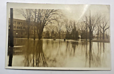 c1910's Flood Building Scene Ohio Photo Vintage Postcard Unused RPPC picture