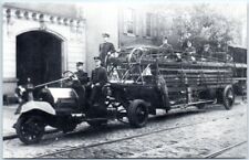 Postcard - Truck Company 14 - 1915 Knox 3 Wheeler - USA, North America picture