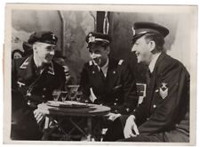 1943 German and Italian Naval Personnel Chatting About Weeks Events News Photo picture