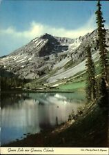 Geneva Lake ~ Gunnison Colorado ~ reflection ~ 1984 postcard picture