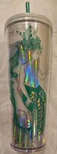 Starbucks Holiday 2022 Siren Mermaid Mother Of Pearl Iridescent 24oz  Tumbler picture