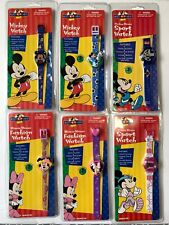 Lot of 6 (Six) New Mickey & Minnie Mouse Digital Wrist Watches (NOS) picture