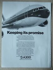7/1978 PUB AIRBUS A300 AIRLINE EASTERN AIRLINES ORIGINAL AD picture