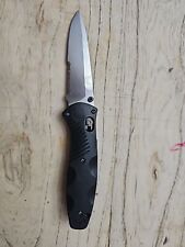 Black Benchmade 580 Barrage 154CM Osborne Design Axis-Lock Serrated Pocket Knife picture