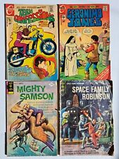 Charleston/ Gold Key Comic Lot Of 4: Lost In Space, Mighty Samson & More picture
