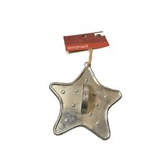 NEW galvanized metal oversize ornament star shaped decorative cookie cutter  picture