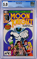 Moon Knight #1 CGC 5.0 (Nov 1980, Marvel) Doug Moench Story, 1st Bushman Khonshu picture