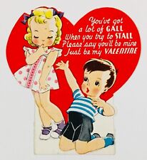 Vintage Valentine Card A Lot Of Gall picture