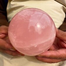 3.96LB Natural Pink Rose Quartz Ball carved Crystal Sphere decoration healing picture