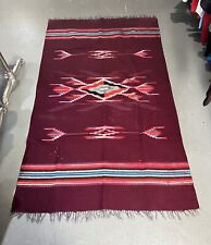 AUTHENTIC VINTAGE CHIMAYO SOUTHWEST HANDWOVEN LARGE RUG picture