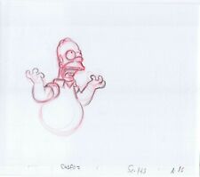 Simpsons Homer Original Art Animation Production Pencils EABF07 SC-145 A-15 picture