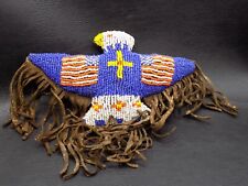 BEAUTIFUL NATIVE AMERICAN INDIAN BEADED EAGLE FETISH picture