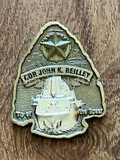 E60 USS Mesa Verde Commanding Officer  CDR John Reilley Challenge Coin picture