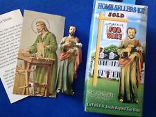 St JOSEPH Home Seller Kit Instructions Hand Painted Prayer Card Saint Sell picture